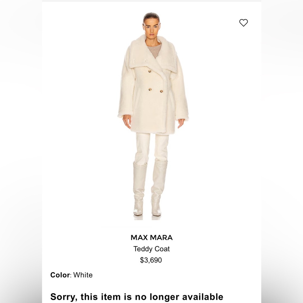 MAX MARA
Teddy Bear Icon wool coat